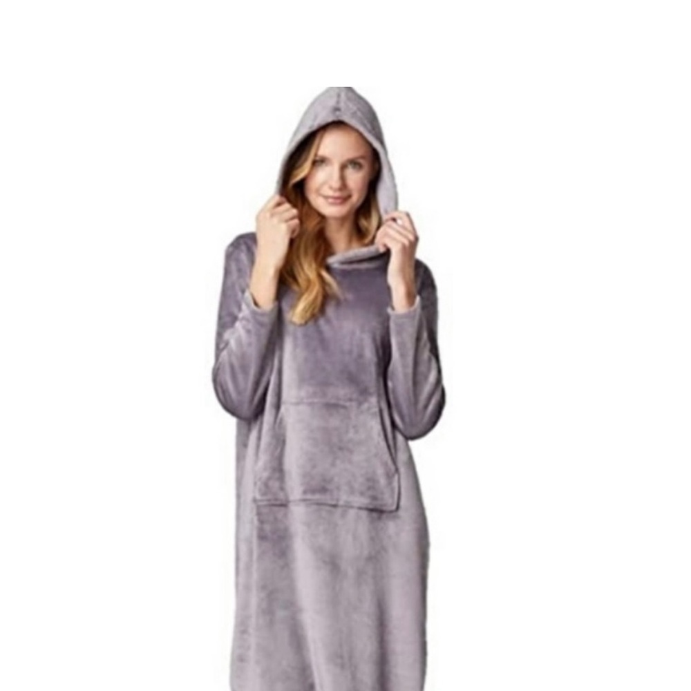 32 Degrees Purple  Cozy Plush Sleep Lounger Size:L/Xl